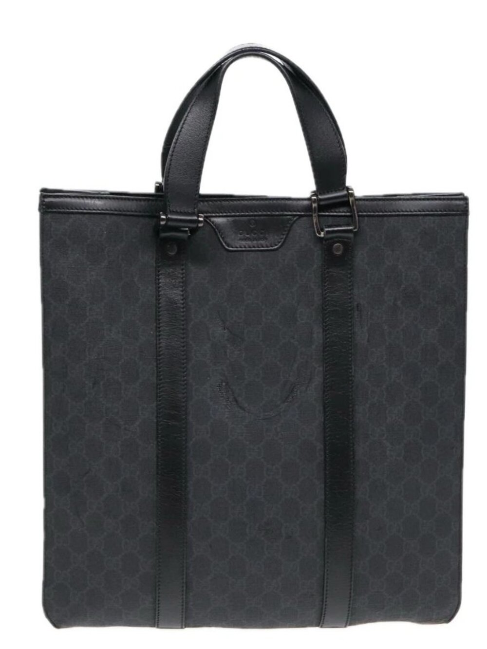 GUCCI GG Canvas Hand Bag Black 322072 Auth bs17120 - Picture 13 of 15